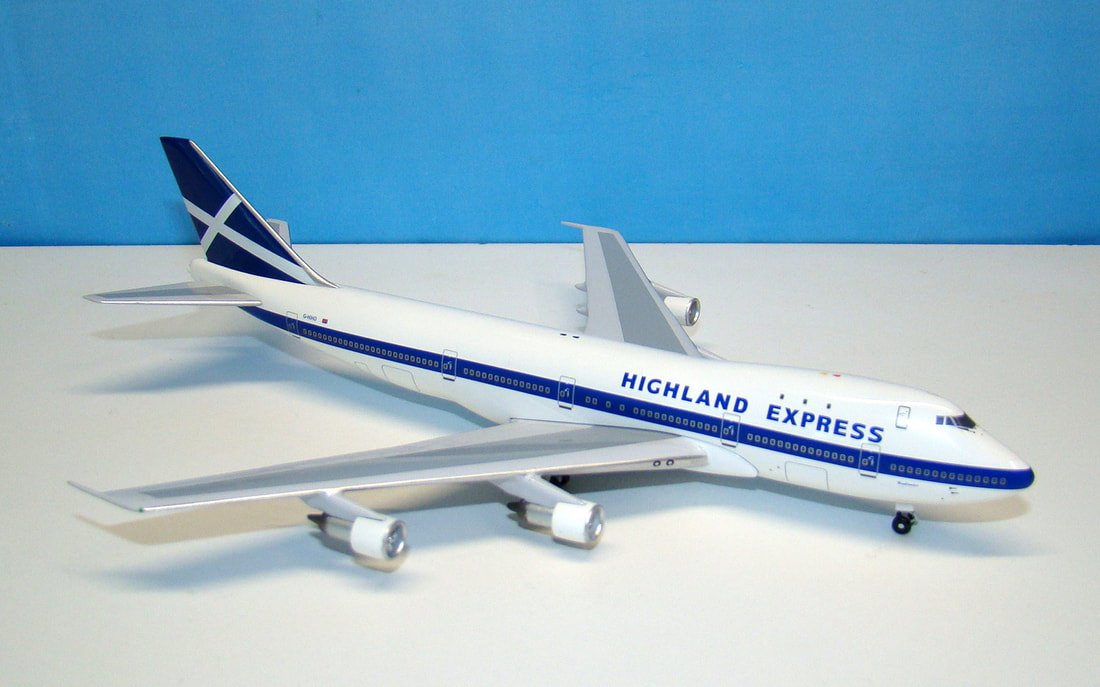 Highland Express Boeing 747-123 G-HIHO - Aeroclassics 1:400 Scale