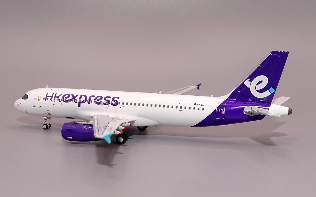 HK Express Airbus A320-232 B-HSL by NG Models 1:400 Scale