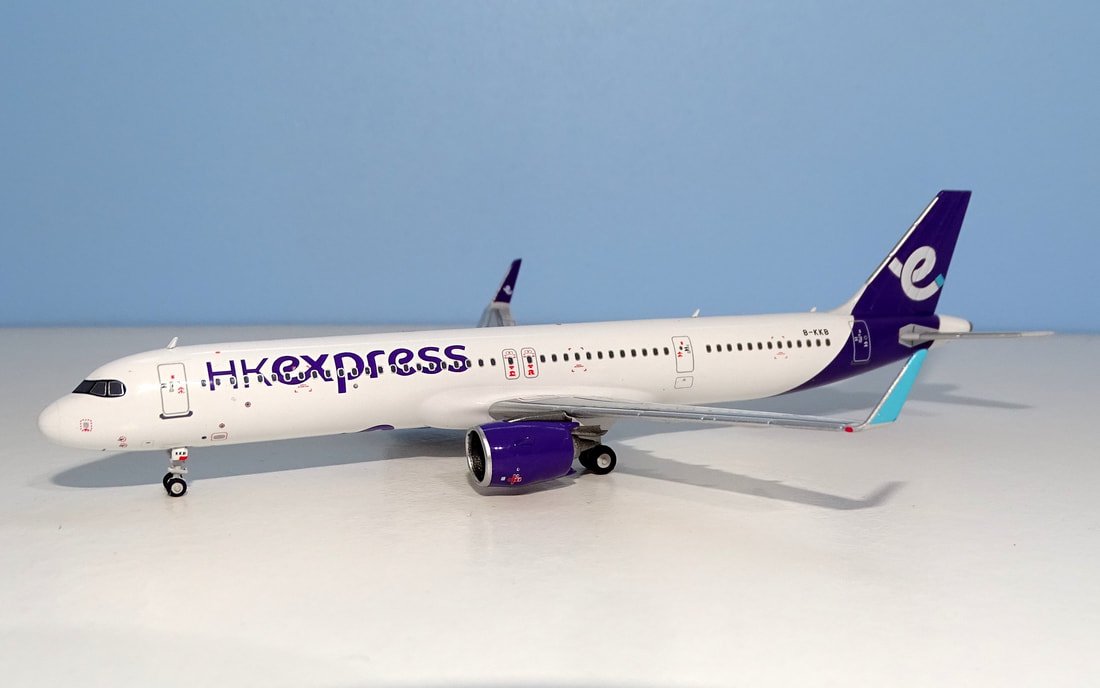 HK Express Airbus A321-251NX B-KKB by NG Models 1:400 Scale