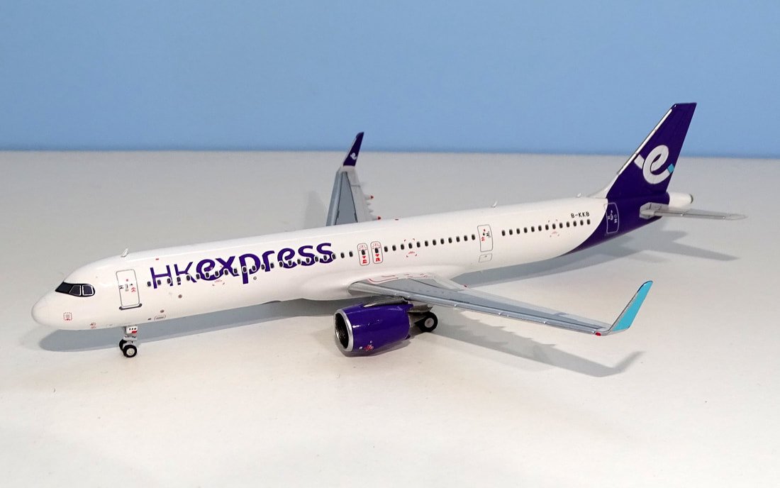 HK Express Airbus A321-251NX B-KKB by NG Models 1:400 Scale