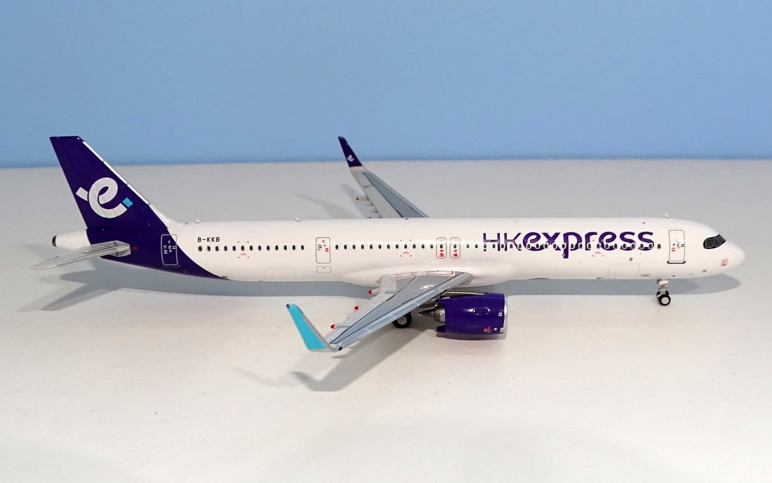 HK Express Airbus A321-251NX B-KKB by NG Models 1:400 Scale