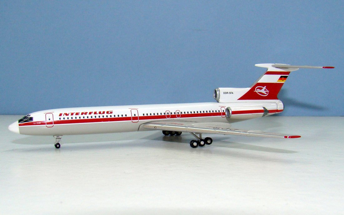 East German Air Force Tupolev Tu-154M DDR-SFA by Phoenix 1:400 Scale