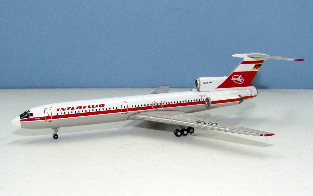 East German Air Force Tupolev Tu-154M DDR-SFA by Phoenix 1:400 Scale