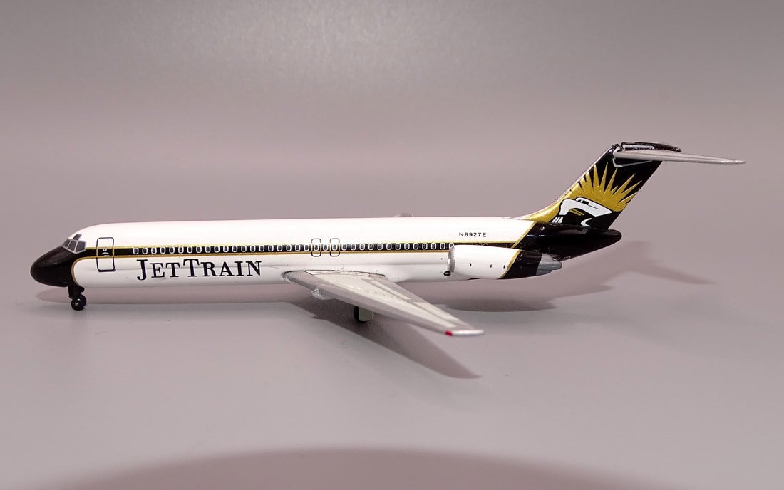 JetTrain Douglas DC-9-31 N8927E by Phoenix Models 1:400 Scale