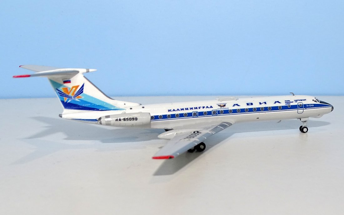 Kaliningrad Avia Tupolev Tu-134A RA-65090 DT Customs using Panda Models Base Mould
