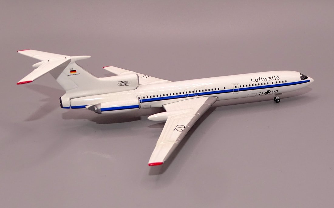 Luftwaffe Open Skies Tupolev Tu-154M-ON 11+02 by Tucano Line 1:400 Scale