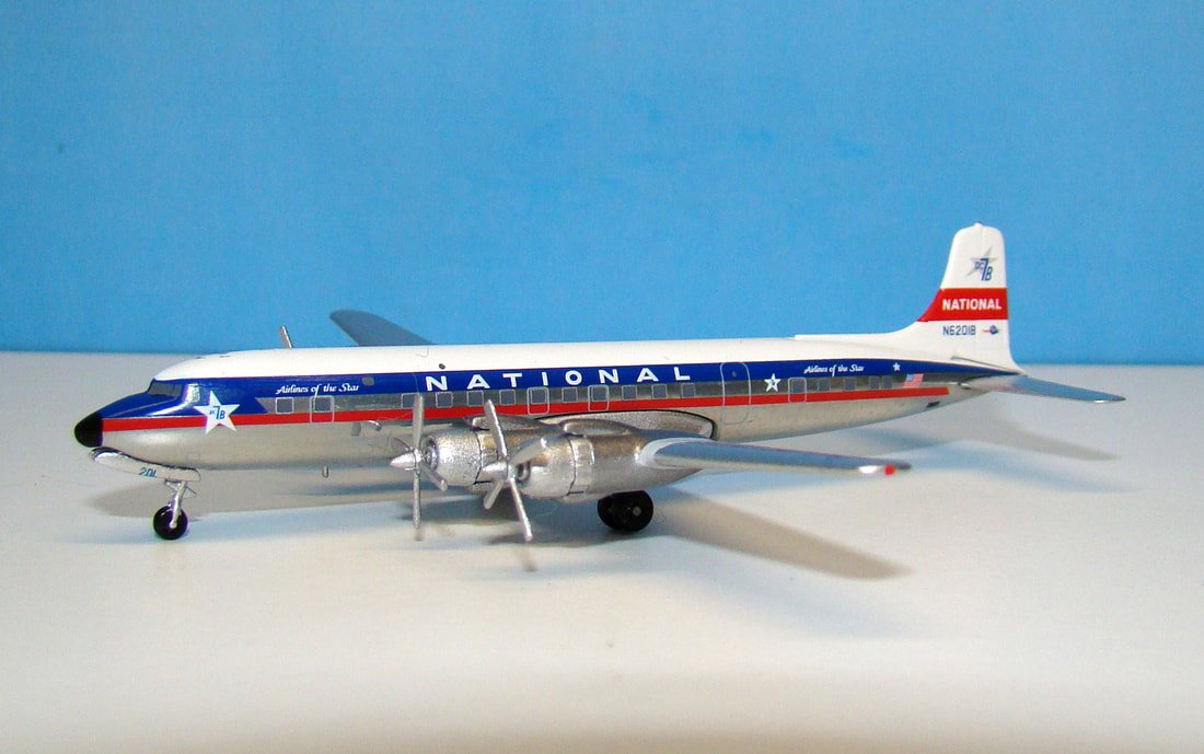 National Airlines Douglas DC-7 Aeroclassics 1:400 Scale Airliner