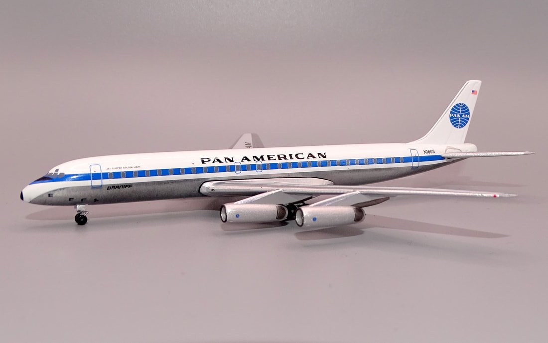 Pan American Douglas DC-8-62 N1803 Aeroclassics 1:400 Scale Model Airliner