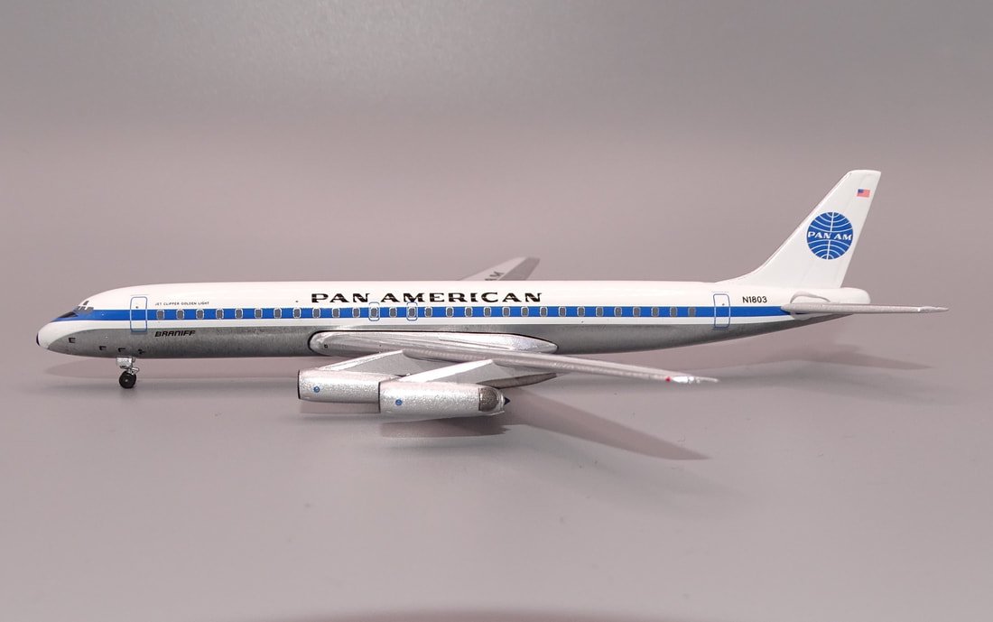 Pan American Douglas DC-8-62 N1803 Aeroclassics 1:400 Scale Model Airliner