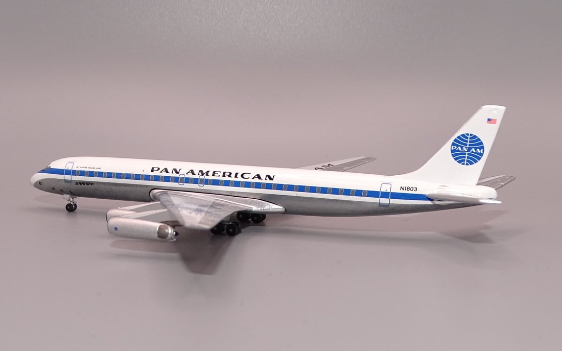 Pan American Douglas DC-8-62 N1803 Aeroclassics 1:400 Scale Model Airliner
