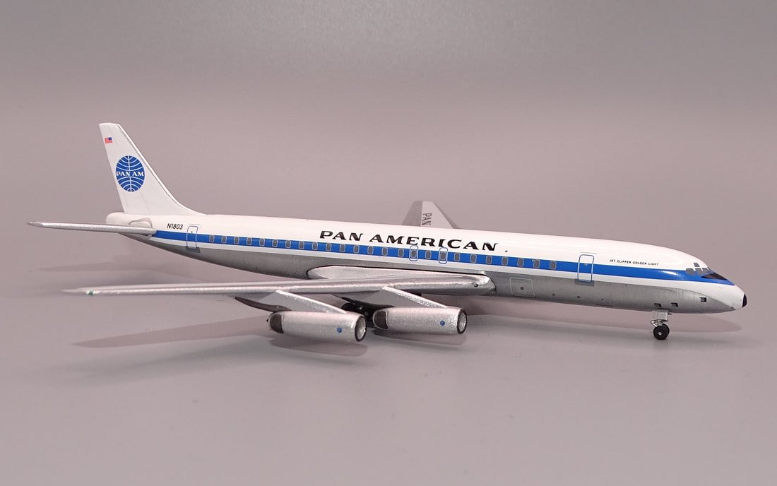 Pan American Douglas DC-8-62 N1803 Aeroclassics 1:400 Scale Model Airliner