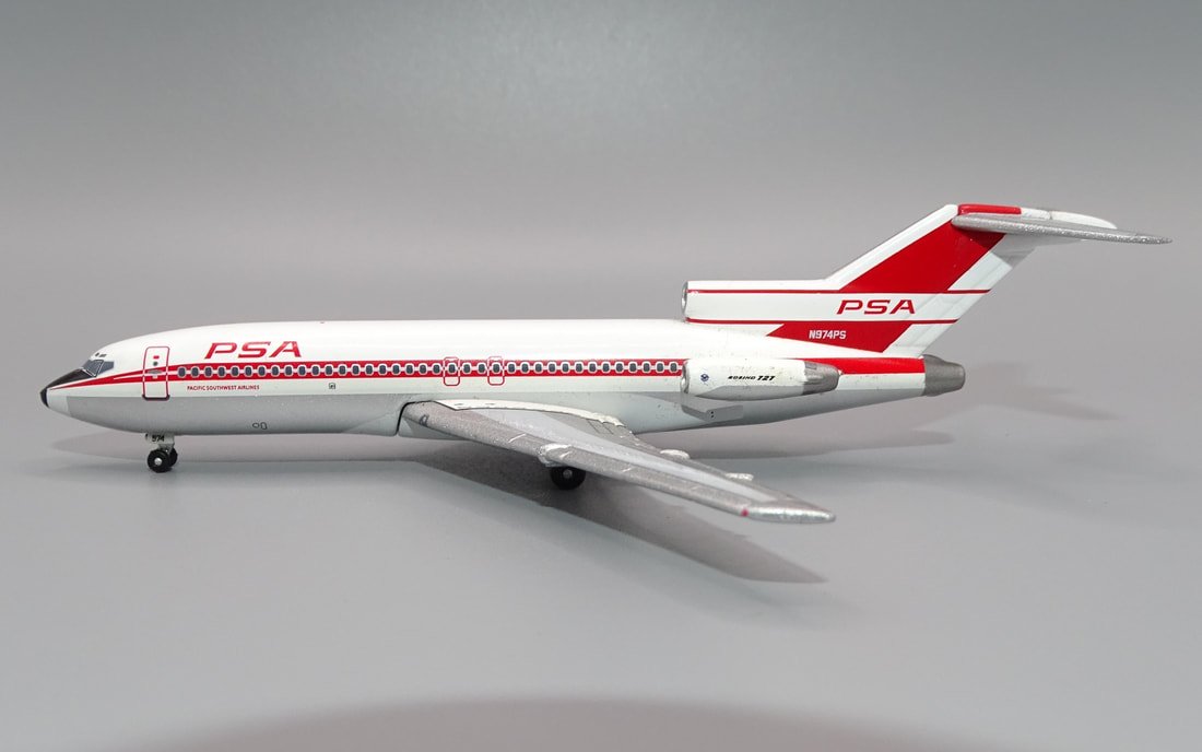 PSA Boeing 727-14 N974PS Aeroclassics 1:400 Scale