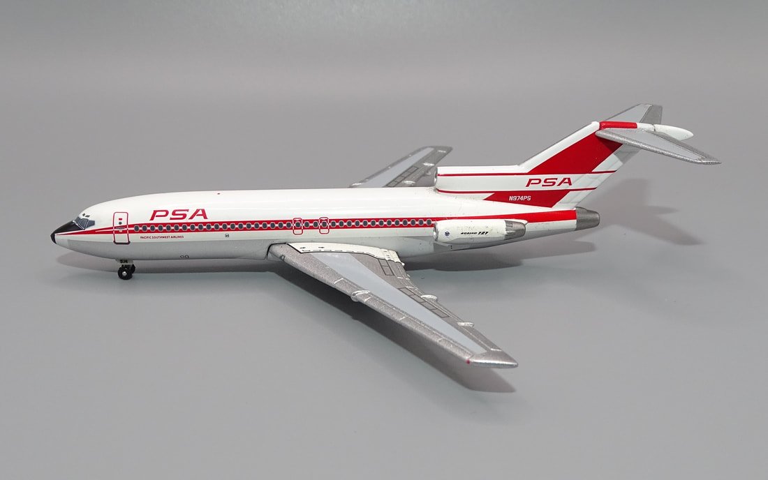 PSA Boeing 727-14 N974PS Aeroclassics 1:400 Scale