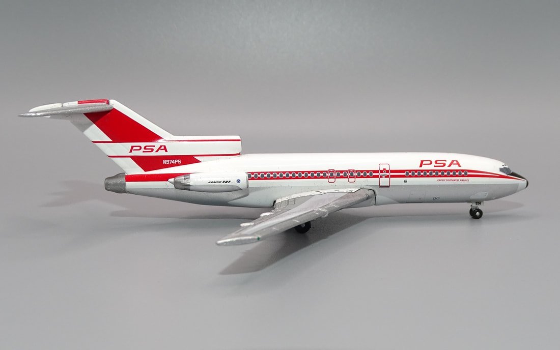 PSA Boeing 727-14 N974PS Aeroclassics 1:400 Scale