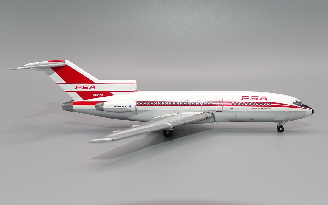 PSA Boeing 727-14 N974PS Aeroclassics 1:400 Scale