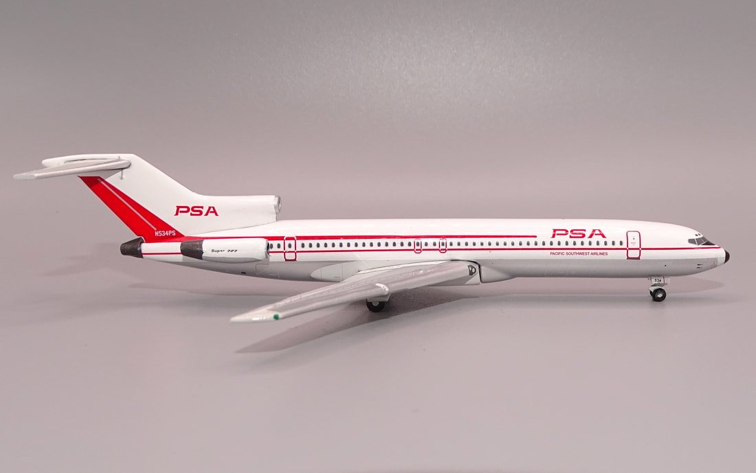 PSA Boeing 727-214 N534PS Gemini Jets 1:400 Scale
