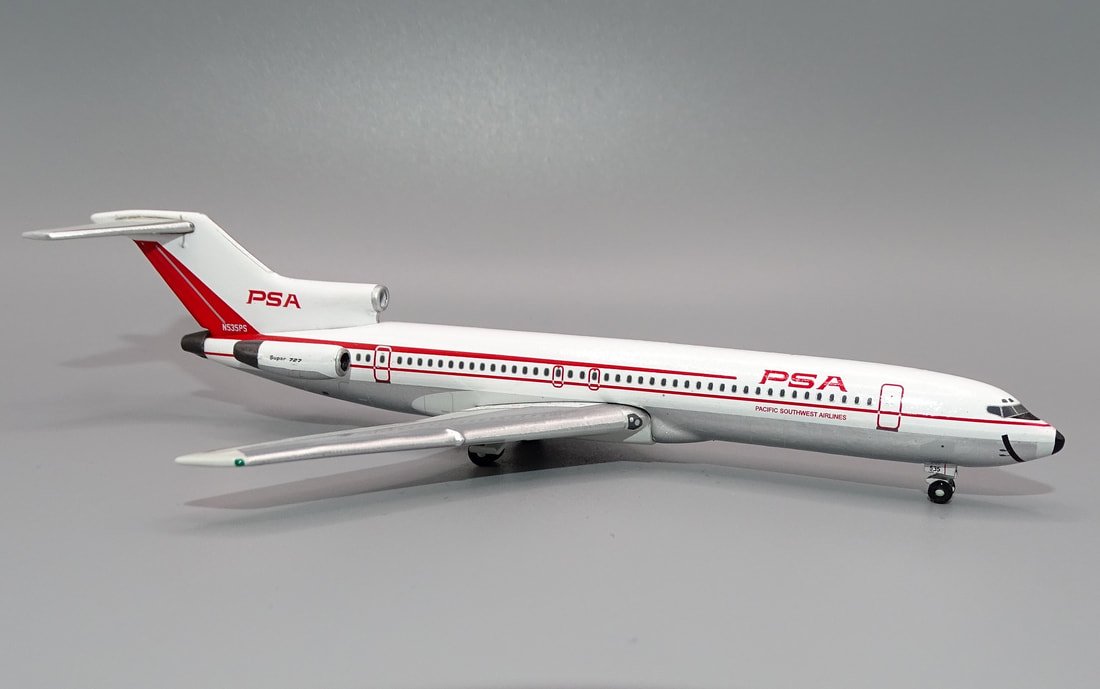 PSA Boeing 727-214 N535PS with Smile - Gemini Jets 1:400 Scale