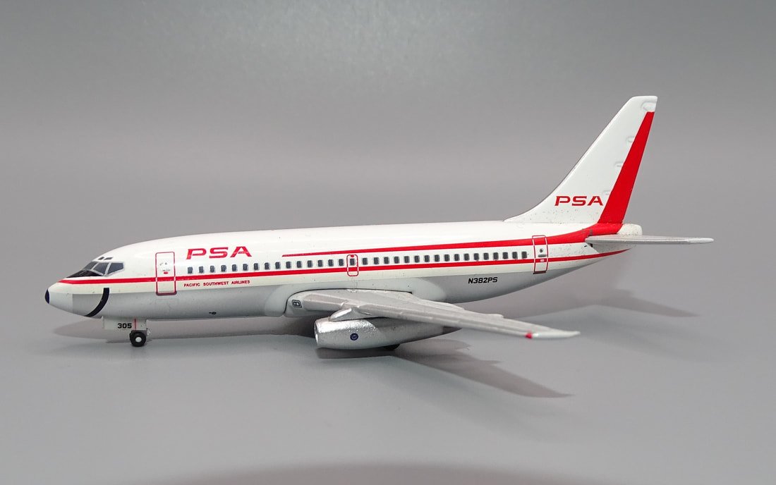 PSA Boeing 737-214 N382PS - SMA 1:400 Scale