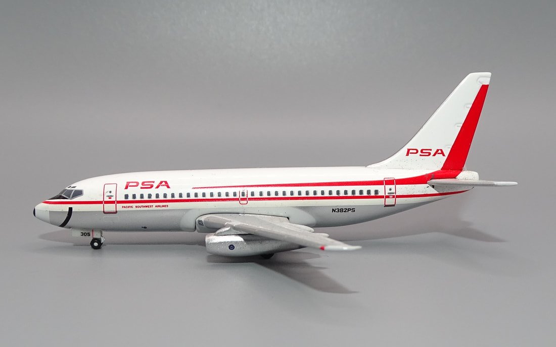PSA Boeing 737-214 N382PS - SMA 1:400 Scale