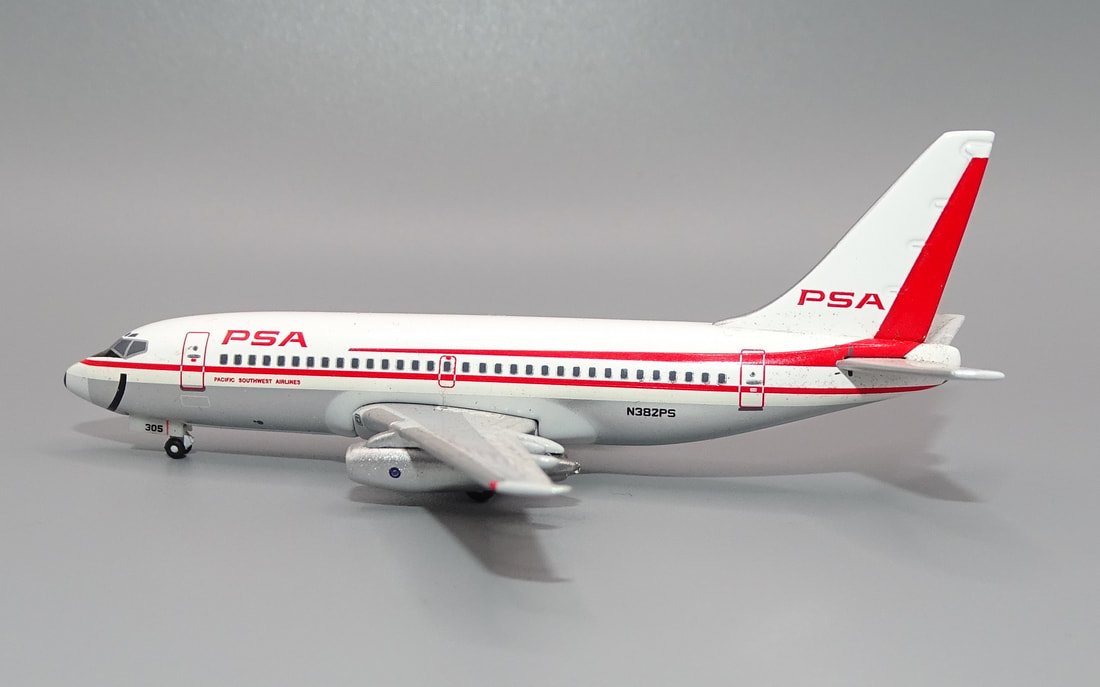PSA Boeing 737-214 N382PS - SMA 1:400 Scale