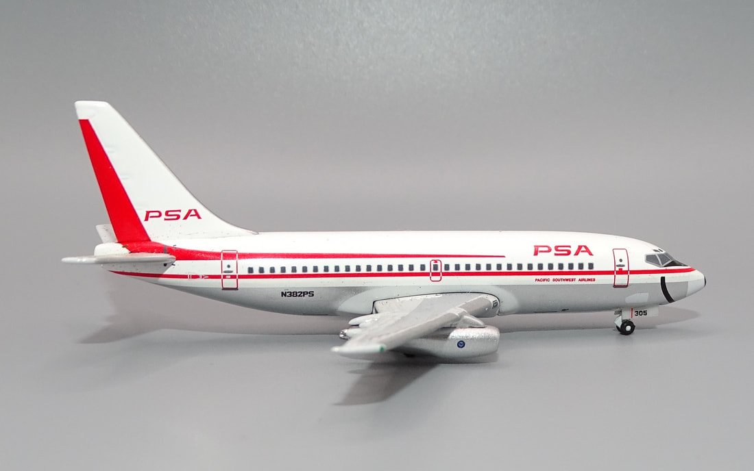 PSA Boeing 737-214 N382PS - SMA 1:400 Scale