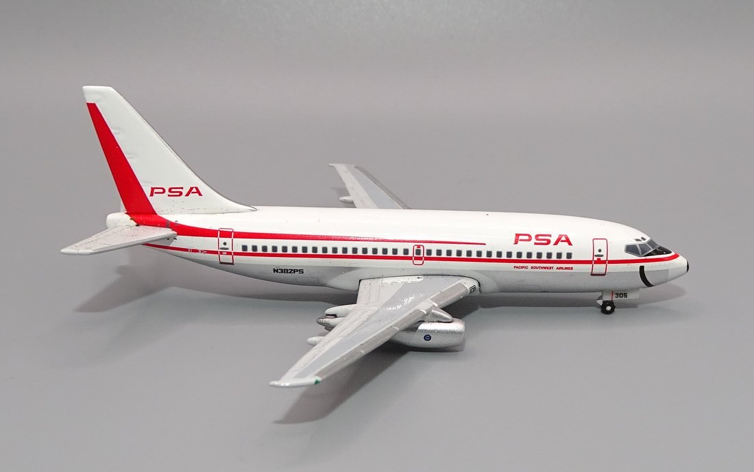 PSA Boeing 737-214 N382PS - SMA 1:400 Scale
