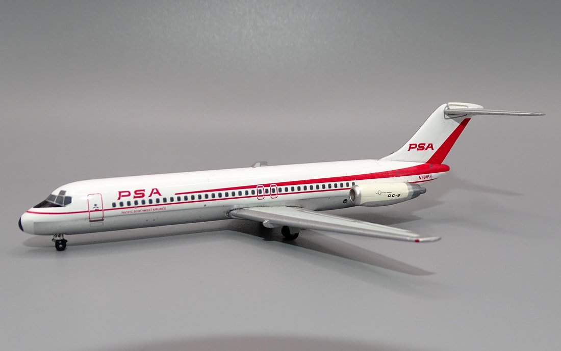 PSA Douglas DC-9 N981PS - Retro Jets 1:400 Scale