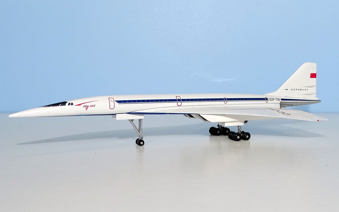 Tupolev Tu-144S Prototype CCCP-77101 - Herpa 1:400 Scale