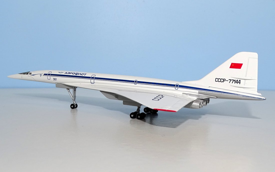 Tupolev Tu-144S CCCP-77144 - Herpa 1:400 Scale