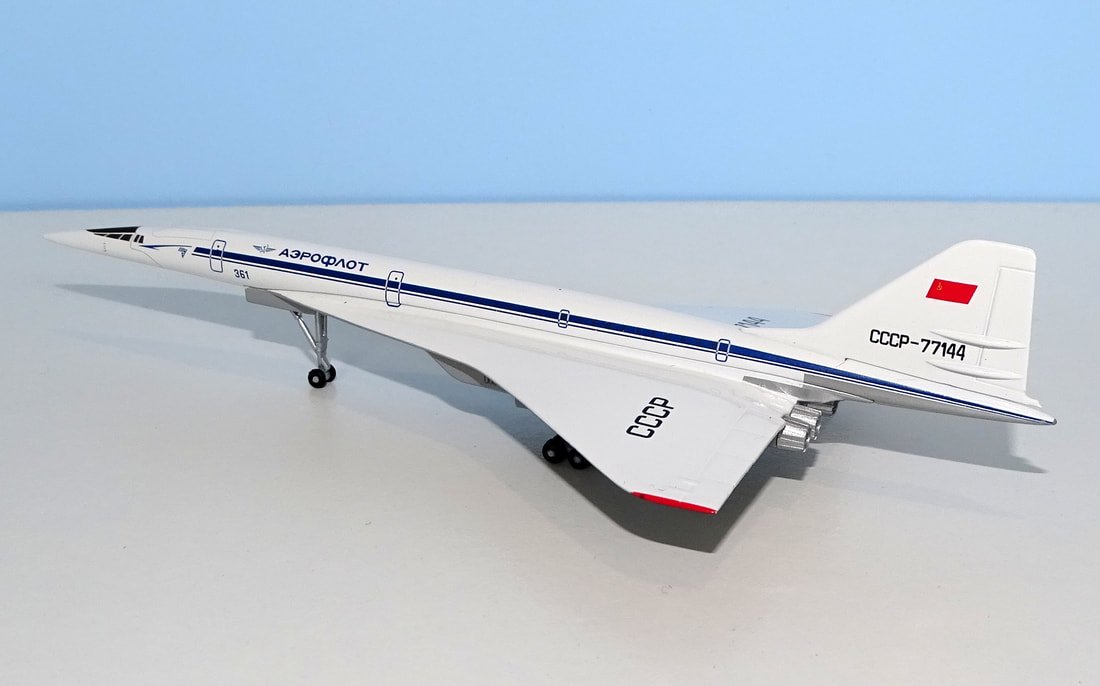 Tupolev Tu-144S CCCP-77144 - Herpa 1:400 Scale