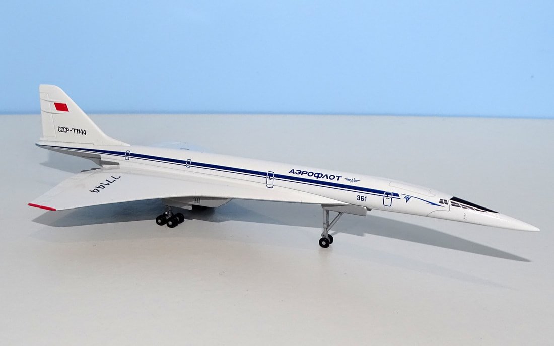 Tupolev Tu-144S CCCP-77144 - Herpa 1:400 Scale