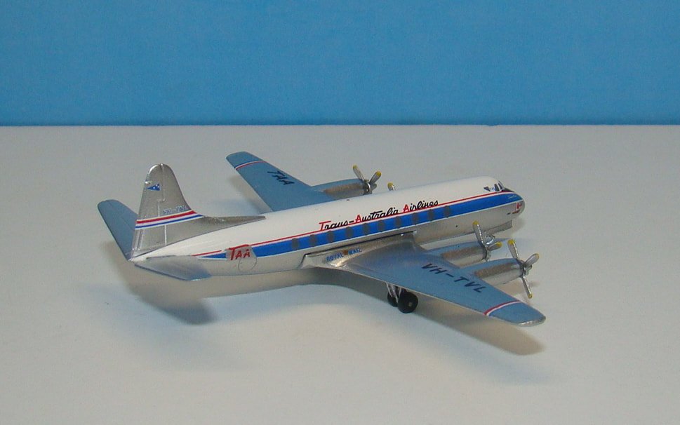 TAA Viscount 756D VH-TVL Aeroclassics 1:400 Scale Model