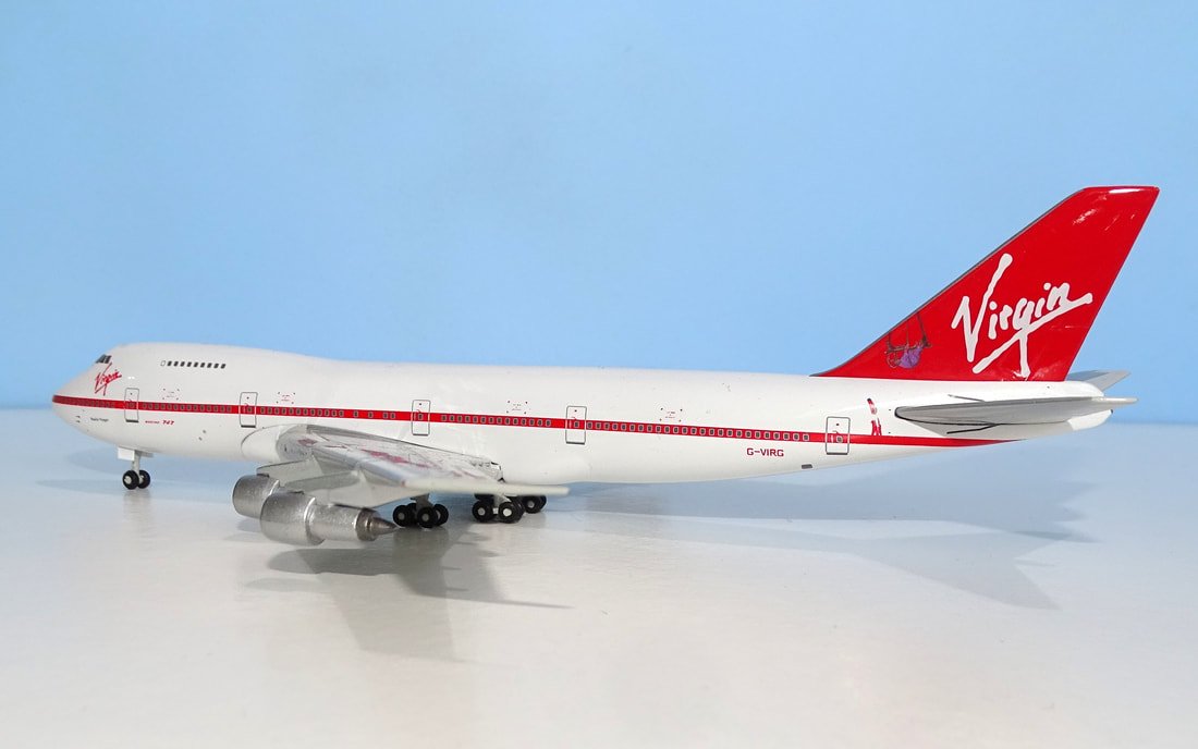 Virgin Atlantic Boeing 747-287B G-VIRG - Gemini Jets 1:400 Scale