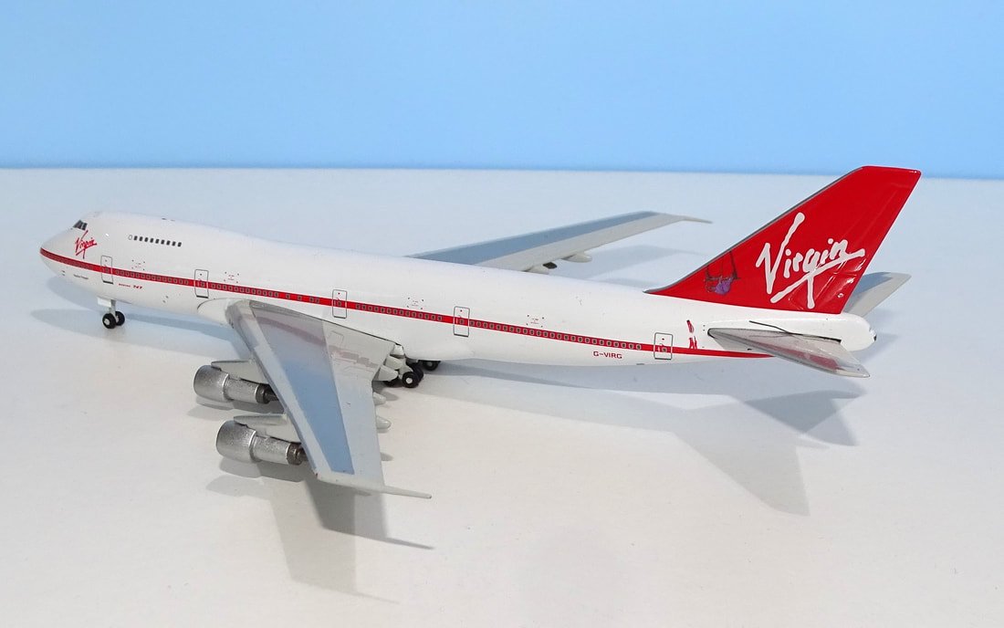 Virgin Atlantic Boeing 747-287B G-VIRG - Gemini Jets 1:400 Scale