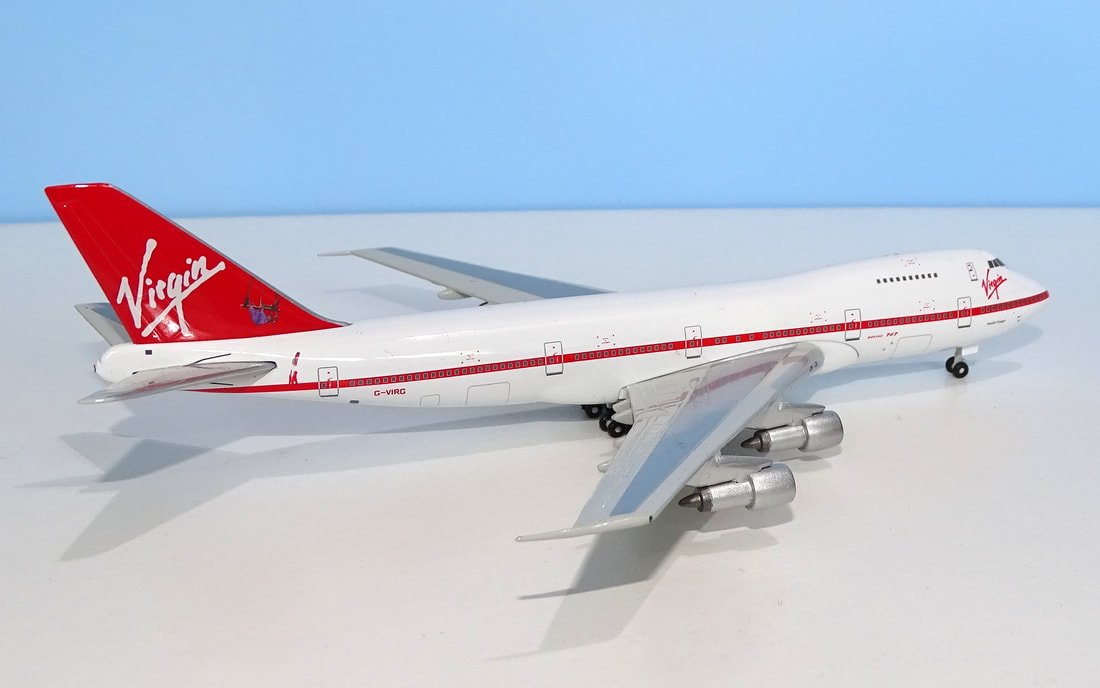 Virgin Atlantic Boeing 747-287B G-VIRG - Gemini Jets 1:400 Scale