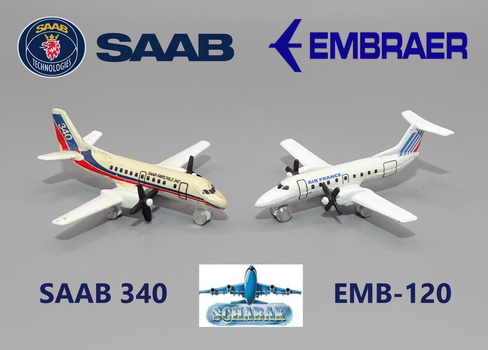 Embraer 120 & Saab 340 Moulds in 1:600 Scale - YESTERDAY'S AIRLINES