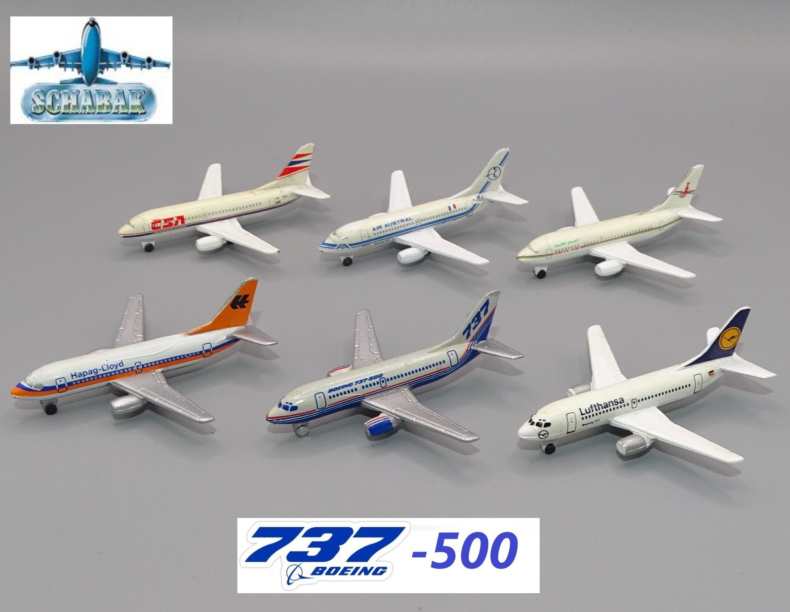 Boeing 737-500/600 in 1:600 Scale - YESTERDAY'S AIRLINES