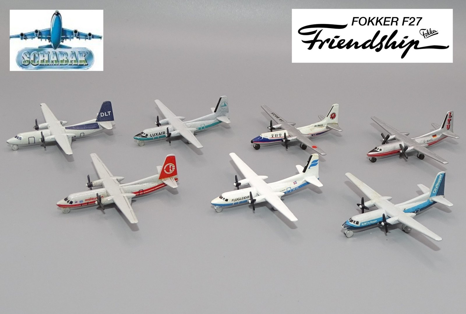 Fokker F27 & F50 Moulds in 1:600 Scale - YESTERDAY'S AIRLINES